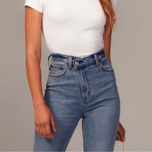 Abercrombie curve love jeans high waist 25